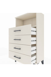 Arges Komodin Tek Raflı 4 Çekmeceli 60x30x106 Aytaşı-Aytaşı