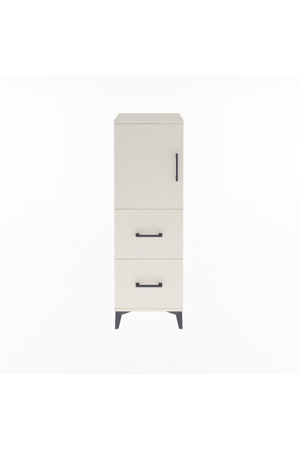 Arges Dolap 2 Raflı 2 Çekmeceli Tek Kapaklı 44x30x134 Aytaşı-Aytaşı