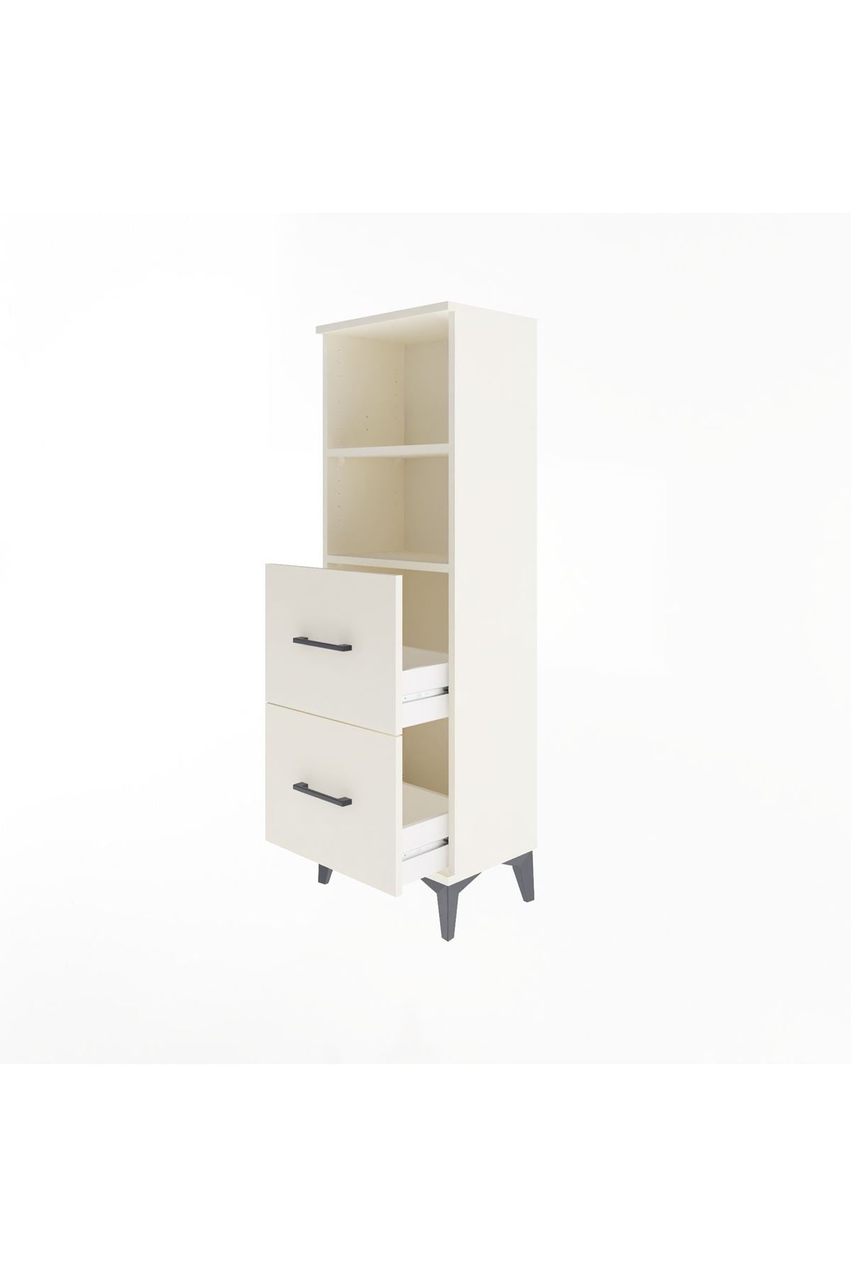 Arges Dolap 2 Raflı 2 Çekmeceli 44x30x134 Aytaşı-Aytaşı