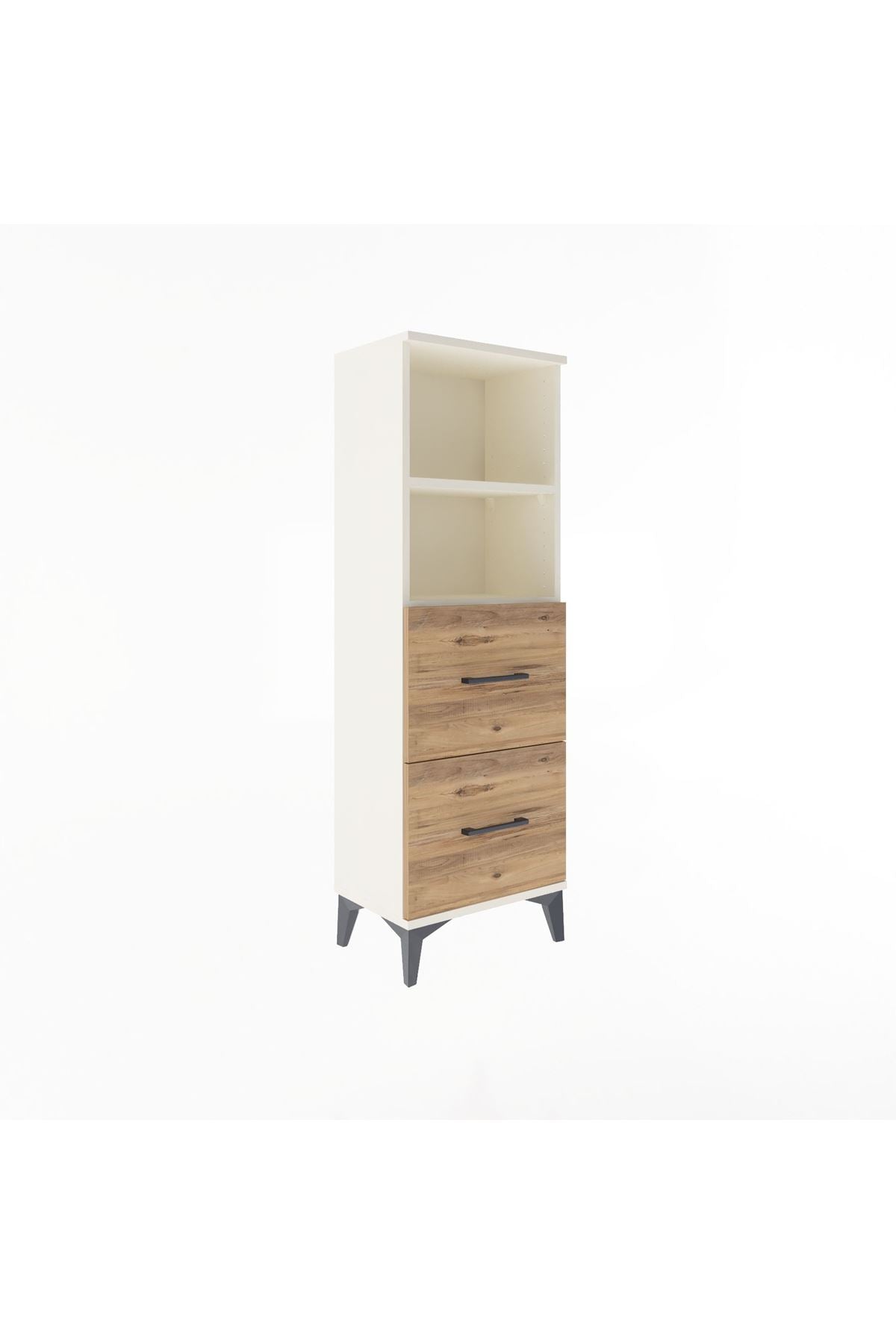 Arges Dolap 2 Raflı 2 Çekmeceli 44x30x134 Aytaşı-Çam