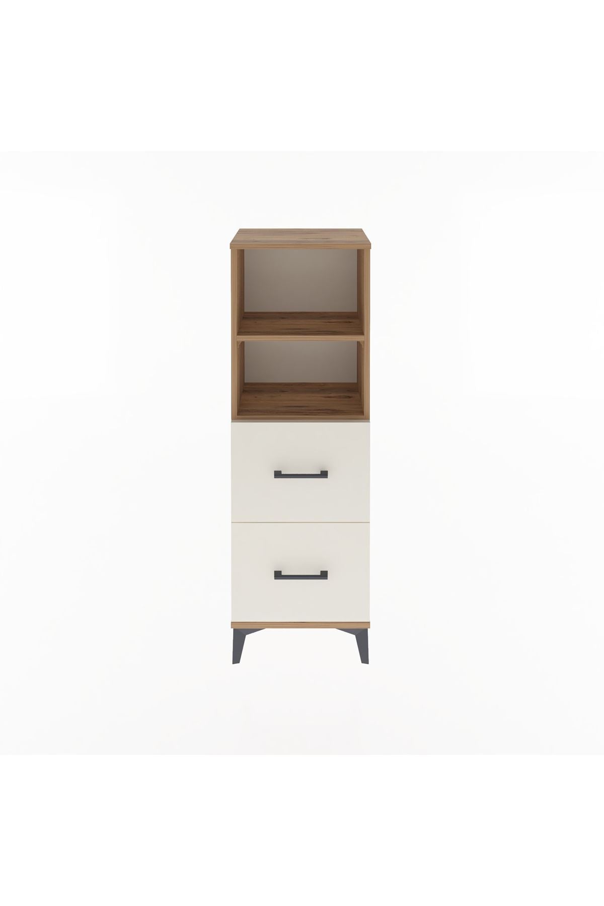Arges Dolap 2 Raflı 2 Çekmeceli 44x30x134 Çam-Aytaşı