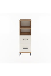 Arges Dolap 2 Raflı 2 Çekmeceli 44x30x134 Çam-Aytaşı