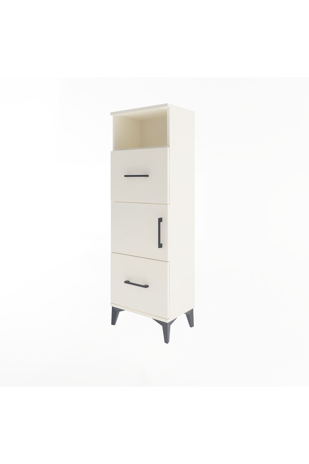 Arges Dolap 2 Raflı 2 Çekmeceli Tek Kapaklı 44x30x134 Aytaşı-Aytaşı