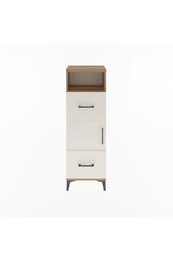 Arges Dolap 2 Raflı 2 Çekmeceli Tek Kapaklı 44x30x134