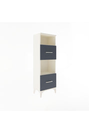 Arges Dolap 2 Raflı 2 Çekmeceli 44x30x134 Aytaşı-Antrasit