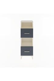 Arges Dolap 2 Raflı 2 Çekmeceli 44x30x134 Aytaşı-Antrasit