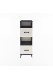 Arges Dolap 2 Raflı 2 Çekmeceli 44x30x134 Antrasit-Aytaşı