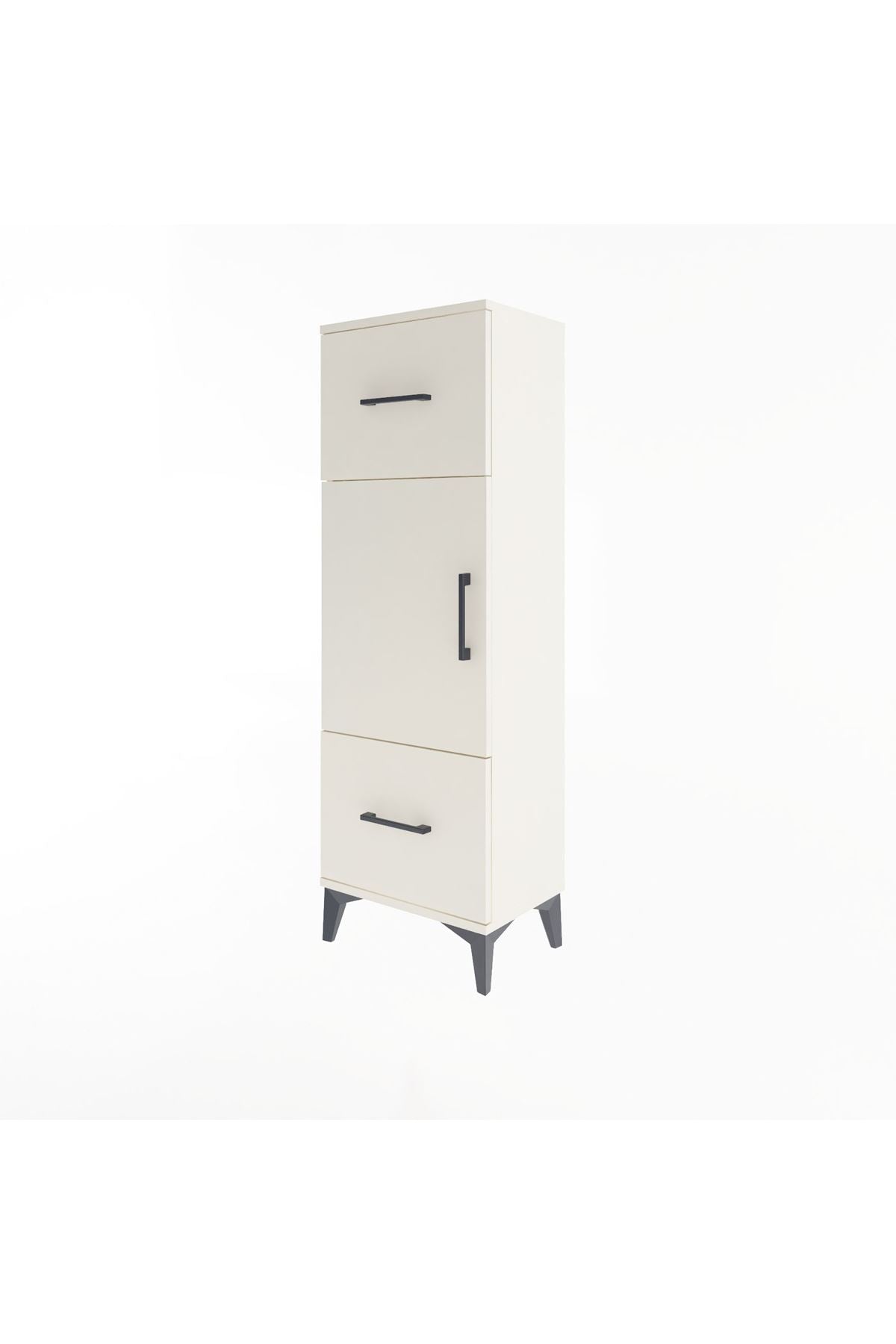 Arges Dolap 2 Raflı 2 Çekmeceli Tek Kapaklı 44x30x134 Aytaşı-Aytaşı