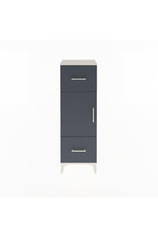Arges Dolap 2 Raflı 2 Çekmeceli Tek Kapaklı 44x30x134 Aytaşı-Antrasit