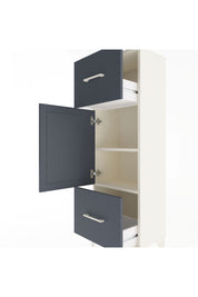 Arges Dolap 2 Raflı 2 Çekmeceli Tek Kapaklı 44x30x134 Aytaşı-Antrasit