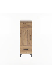 Arges Dolap 2 Raflı 2 Çekmeceli Tek Kapaklı 44x30x134 Aytaşı-Çam