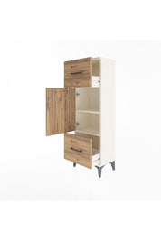 Arges Dolap 2 Raflı 2 Çekmeceli Tek Kapaklı 44x30x134 Aytaşı-Çam