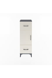 Arges Dolap 2 Raflı 2 Çekmeceli Tek Kapaklı 44x30x134 Antrasit-Aytaşı