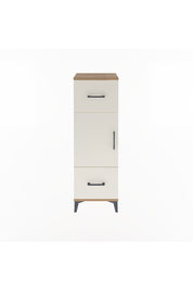 Arges Dolap 2 Raflı 2 Çekmeceli Tek Kapaklı 44x30x134 Çam-Aytaşı