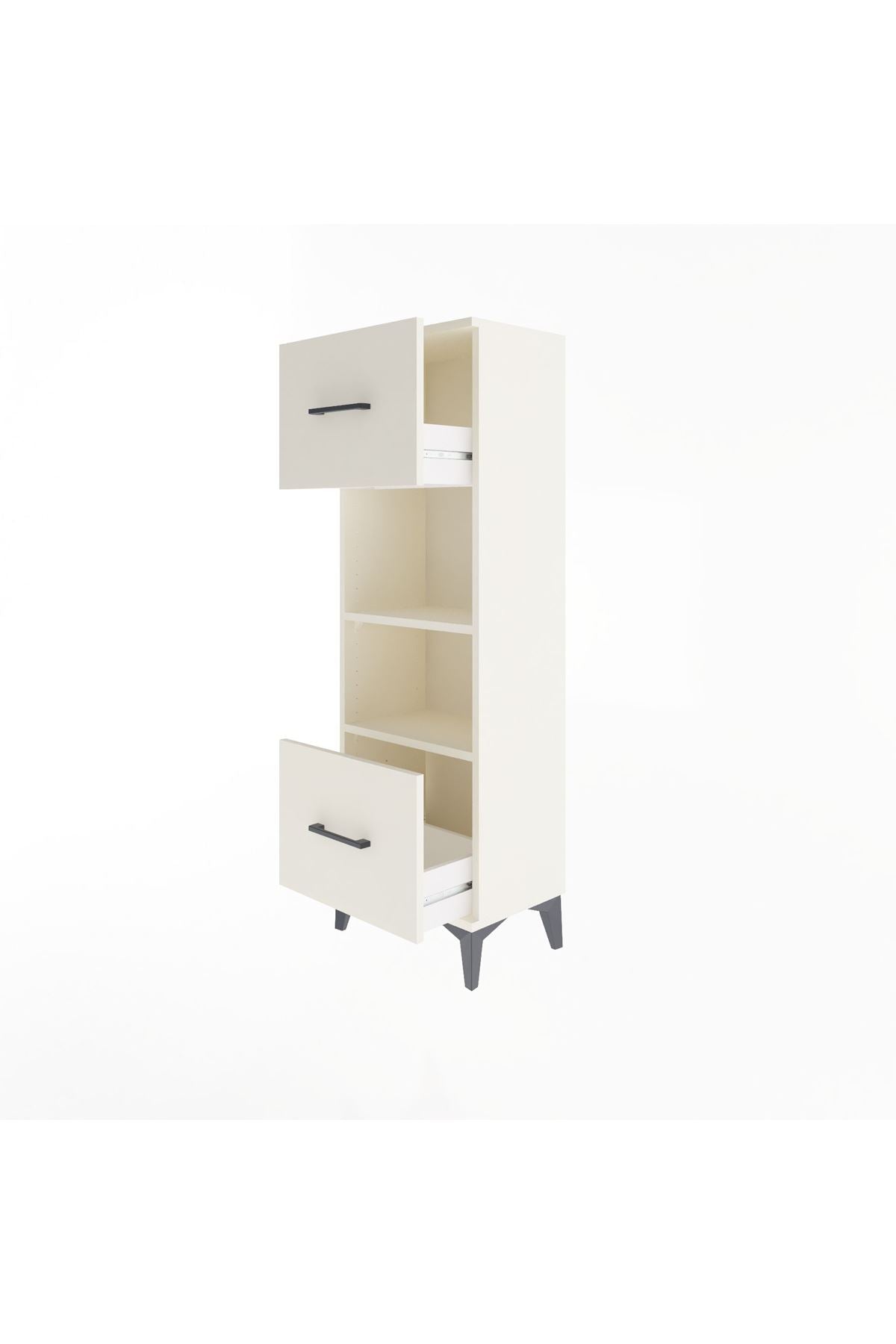 Arges Dolap 2 Raflı 2 Çekmeceli 44x30x134 Aytaşı-Aytaşı