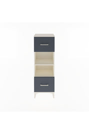 Arges Dolap 2 Raflı 2 Çekmeceli 44x30x134 Aytaşı-Antrasit
