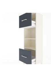 Arges Dolap 2 Raflı 2 Çekmeceli 44x30x134 Aytaşı-Antrasit