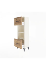Arges Dolap 2 Raflı 2 Çekmeceli 44x30x134 Aytaşı-Çam