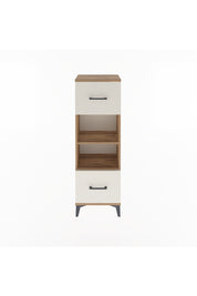 Arges Dolap 2 Raflı 2 Çekmeceli 44x30x134 Çam-Aytaşı