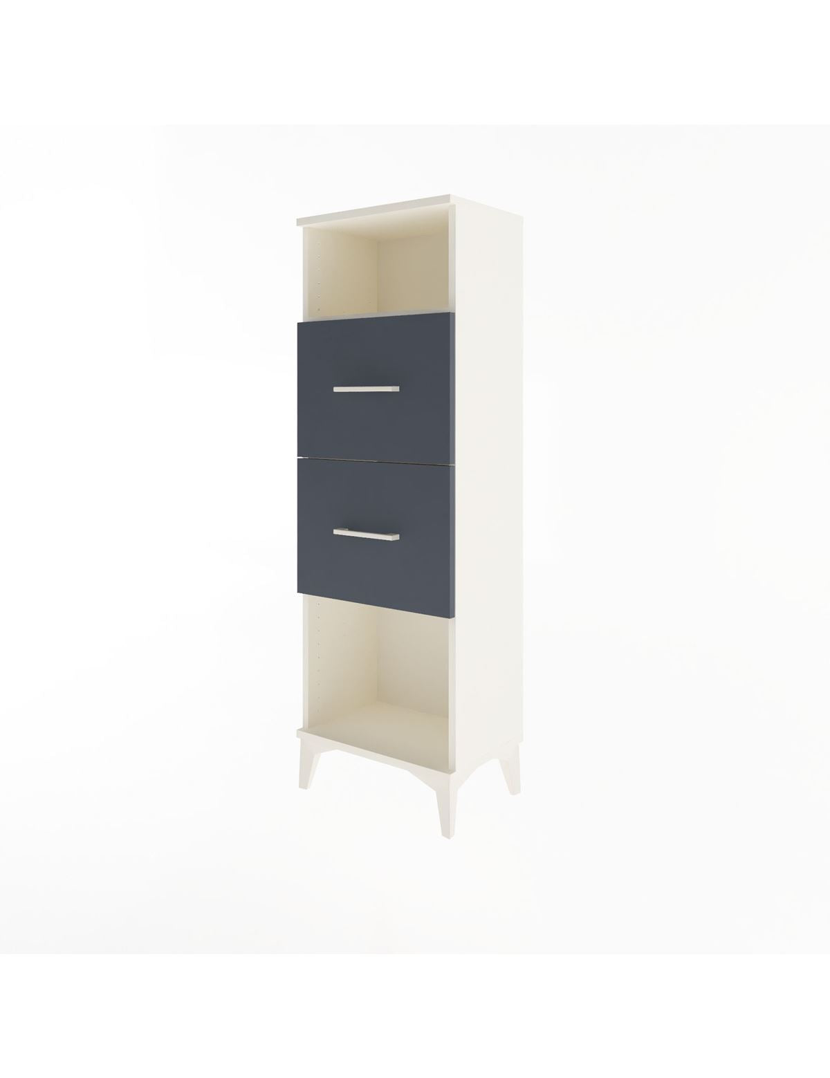 Arges Dolap Tek Raflı 2 Çekmeceli 44x30x134 - S16M008V2A