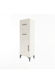 Arges Dolap Tek Raflı 2 Çekmeceli Tek Kapaklı 44x30x134 Aytaşı-Aytaşı