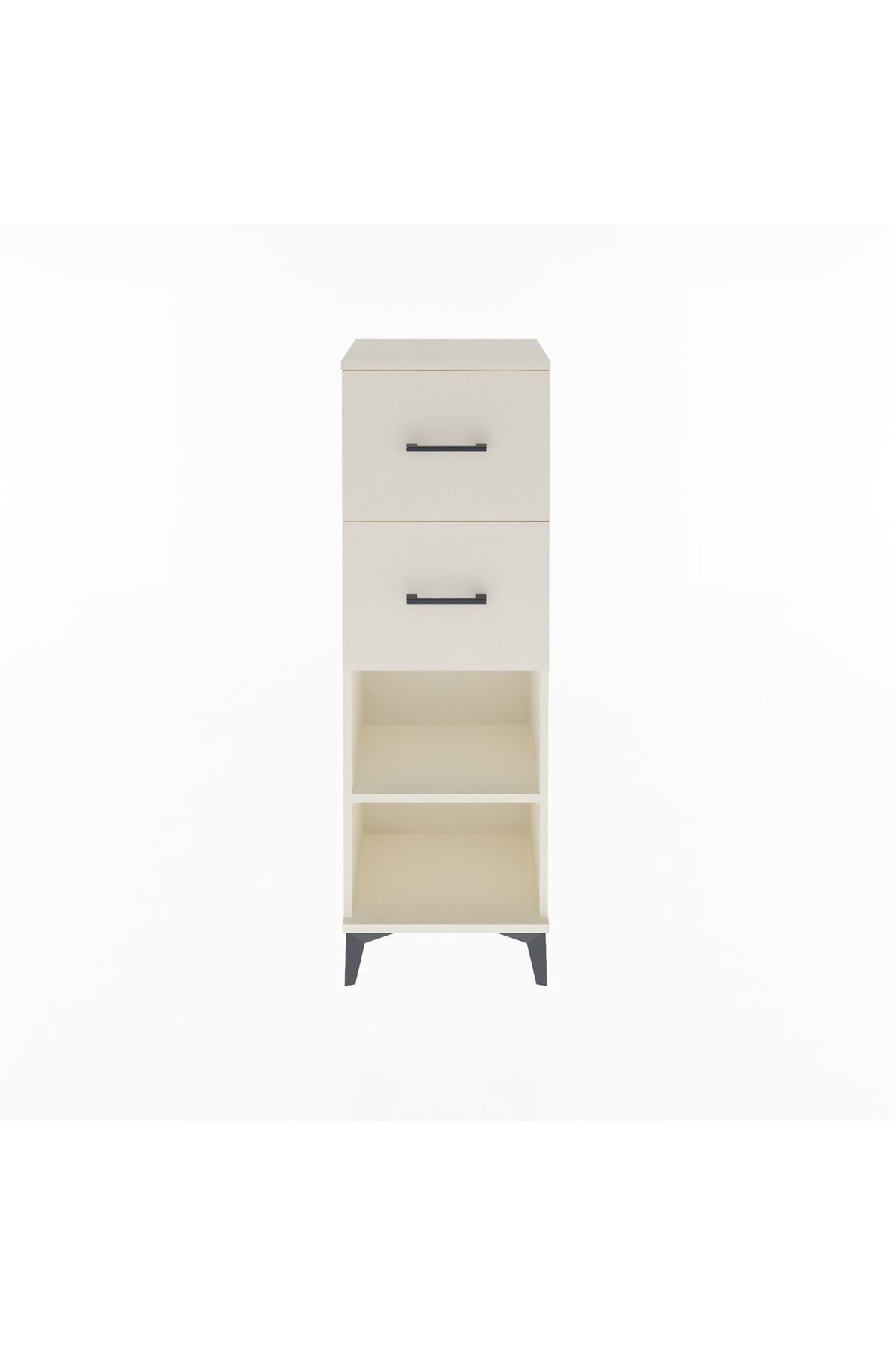 Arges Dolap Tek Raflı 2 Çekmeceli 44x30x134 Aytaşı-Aytaşı