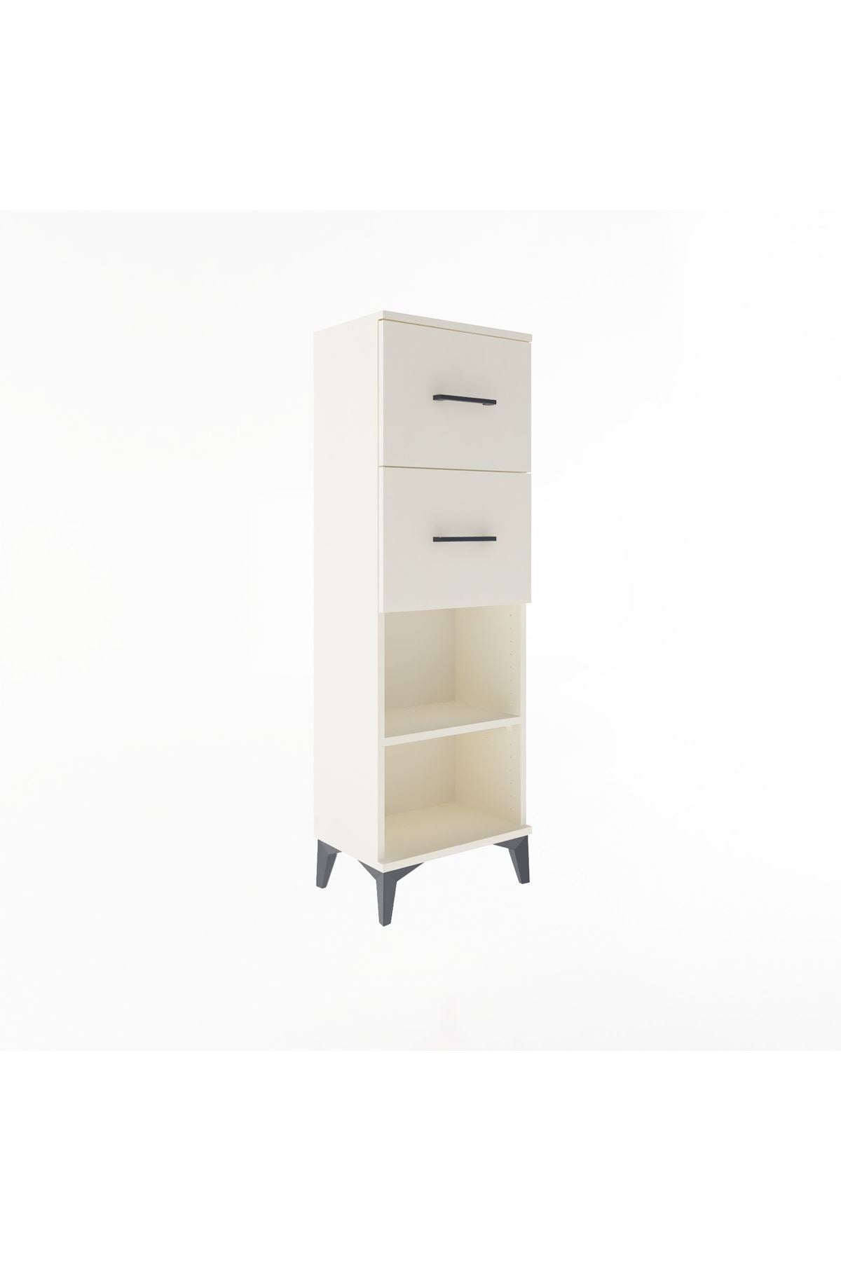 Arges Dolap Tek Raflı 2 Çekmeceli 44x30x134 Aytaşı-Aytaşı