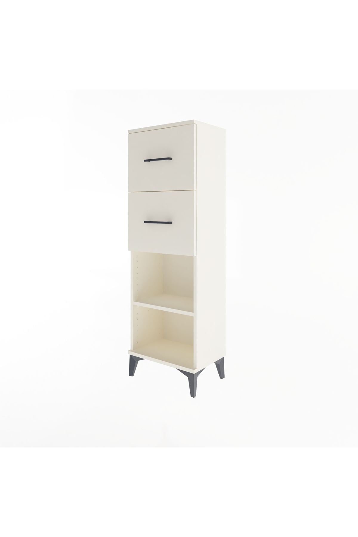 Arges Dolap Tek Raflı 2 Çekmeceli 44x30x134 Aytaşı-Aytaşı