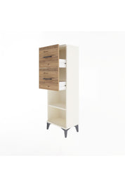 Arges Dolap Tek Raflı 2 Çekmeceli 44x30x134 Aytaşı-Çam