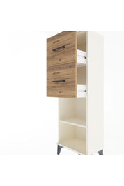 Arges Dolap Tek Raflı 2 Çekmeceli 44x30x134 Aytaşı-Çam