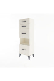 Arges Dolap Tek Raflı 4 Çekmeceli 44x30x134 Aytaşı-Aytaşı