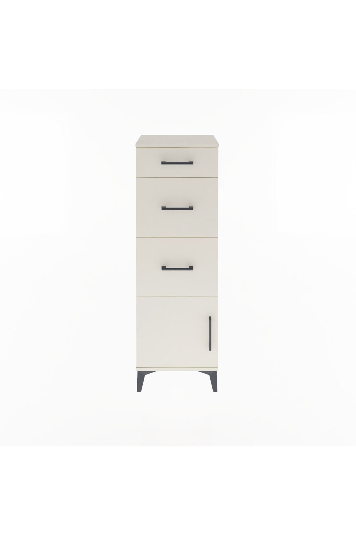 Arges Dolap 3 Çekmeceli Tek Kapaklı 44x30x134 Aytaşı-Aytaşı