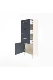 Arges Dolap 3 Çekmeceli Tek Kapaklı 44x30x134 - S16M015V2A