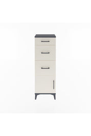 Arges Dolap 3 Çekmeceli Tek Kapaklı 44x30x134 Antrasit-Aytaşı