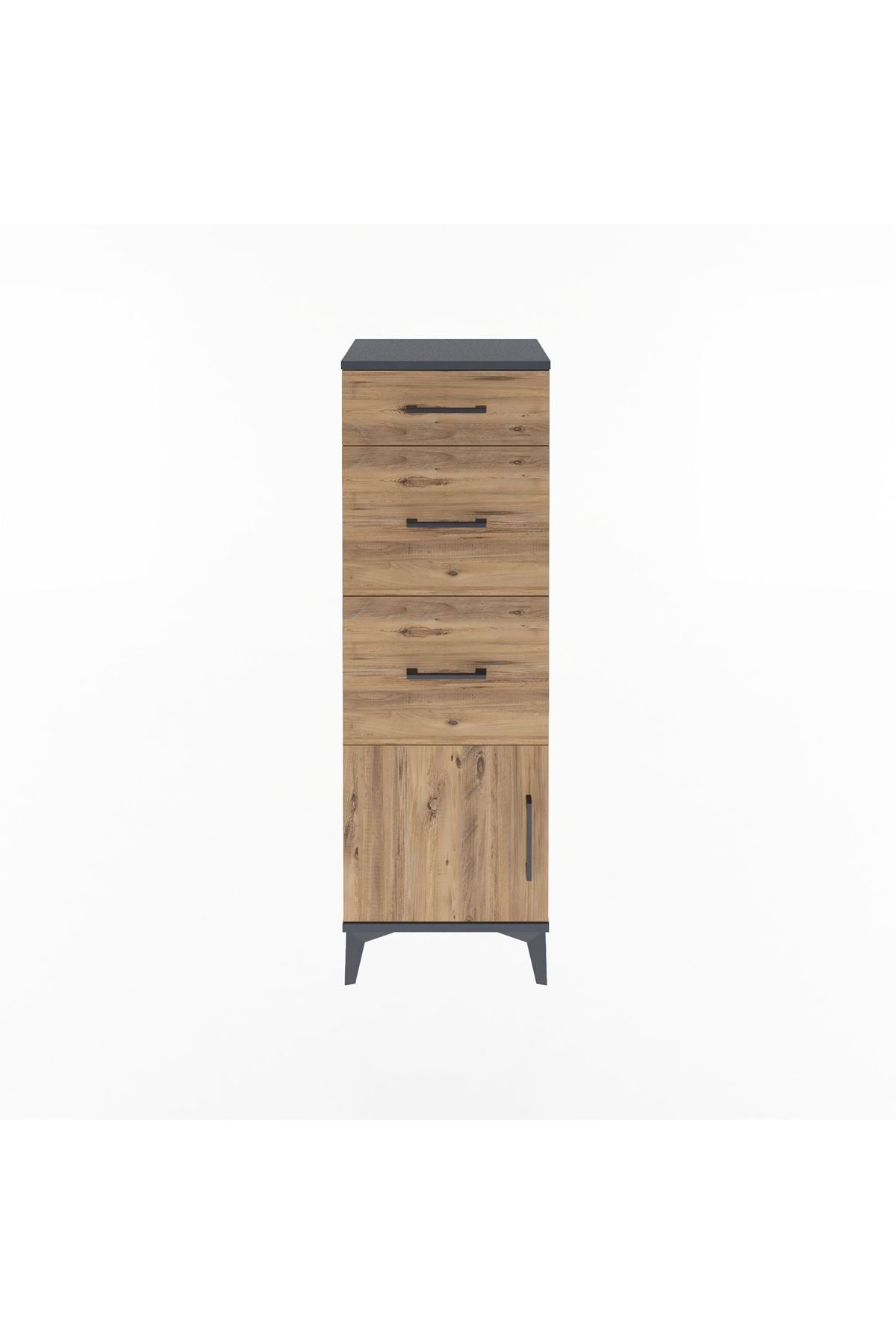Arges Dolap 3 Çekmeceli Tek Kapaklı 44x30x134 - S16M015V6A
