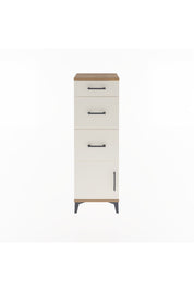 Arges Dolap 3 Çekmeceli Tek Kapaklı 44x30x134 Çam-Aytaşı