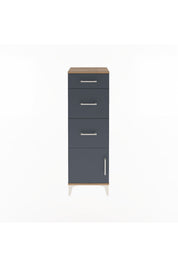 Arges Dolap 3 Çekmeceli Tek Kapaklı 44x30x134 - S16M015V8A