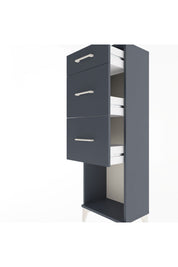 Arges Dolap 3 Çekmeceli 44x30x134 Antrasit-Antrasit