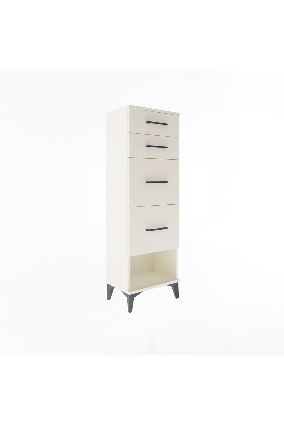 Arges Dolap 4 Çekmeceli 44x30x134 Aytaşı-Aytaşı