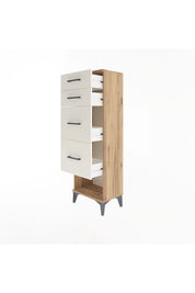 Arges Dolap 4 Çekmeceli 44x30x134 Çam-Aytaşı