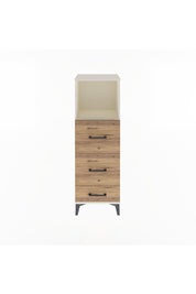 Arges Dolap Tek Raflı 3 Çekmeceli 44x30x134 Aytaşı-Çam