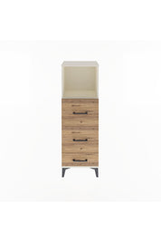 Arges Dolap Tek Raflı 3 Çekmeceli 44x30x134 - S16M019V3A