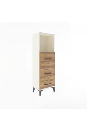 Arges Dolap Tek Raflı 3 Çekmeceli 44x30x134 - S16M019V3A