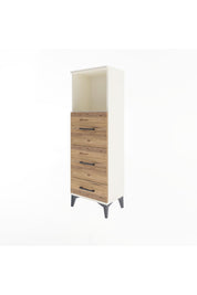 Arges Dolap Tek Raflı 3 Çekmeceli 44x30x134 - S16M019V3A
