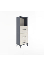 Arges Dolap Tek Raflı 3 Çekmeceli 44x30x134 - S16M019V4A