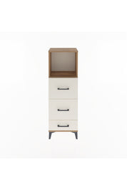 Arges Dolap Tek Raflı 3 Çekmeceli 44x30x134 - S16M019V7A