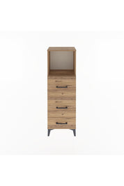 Arges Dolap Tek Raflı 3 Çekmeceli 44x30x134 - S16M019V9A