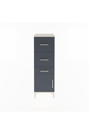 Arges Dolap 3 Çekmeceli Tek Kapaklı 44x30x134 Aytaşı-Antrasit