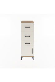 Arges Dolap 3 Çekmeceli Tek Kapaklı 44x30x134 Çam-Aytaşı
