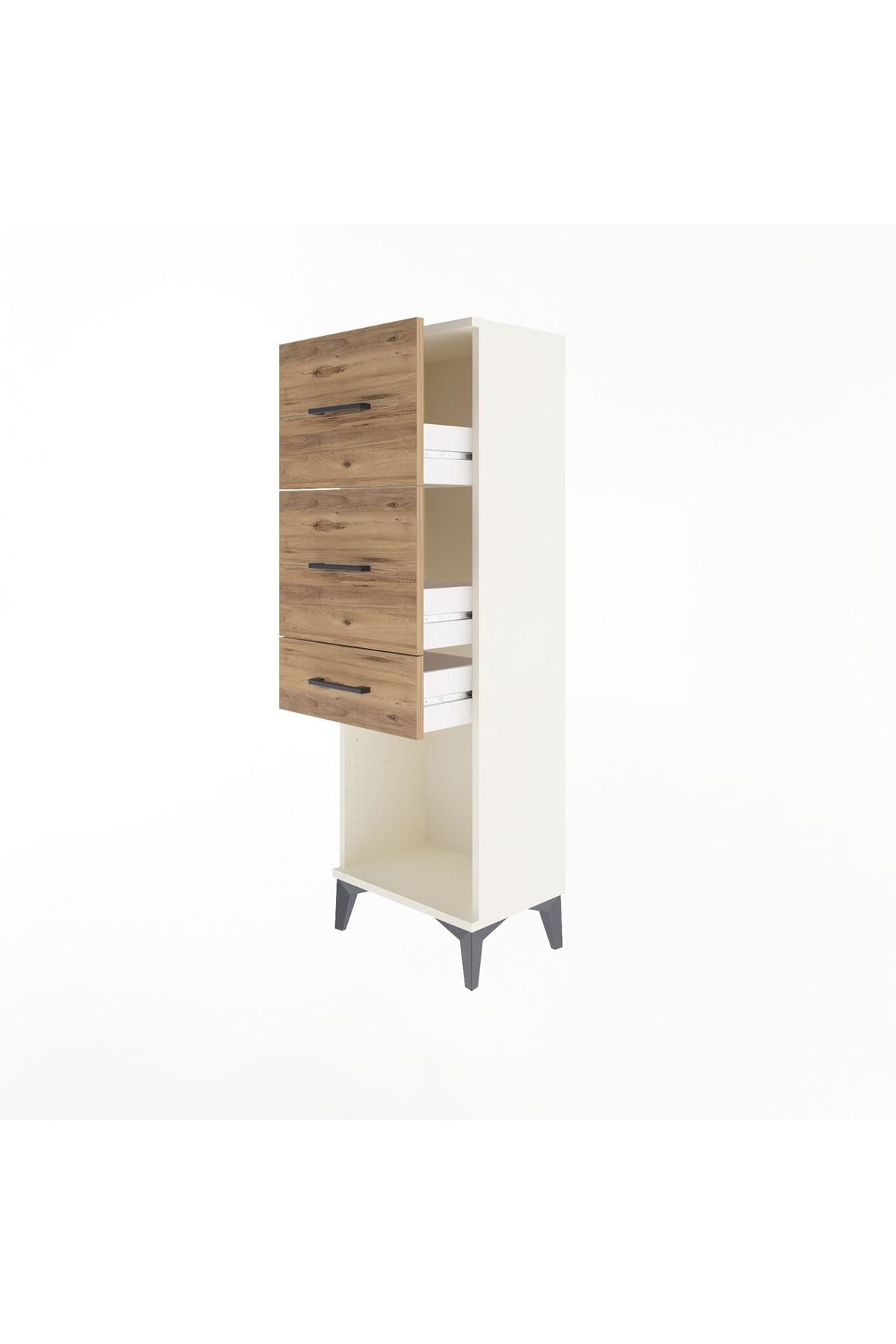 Arges Dolap 3 Çekmeceli 44x30x134 Aytaşı-Çam